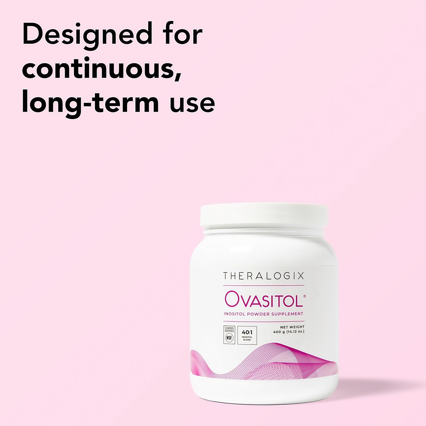 Theralogix Ovasitol Inositol Powder 90 Day Supply 400g